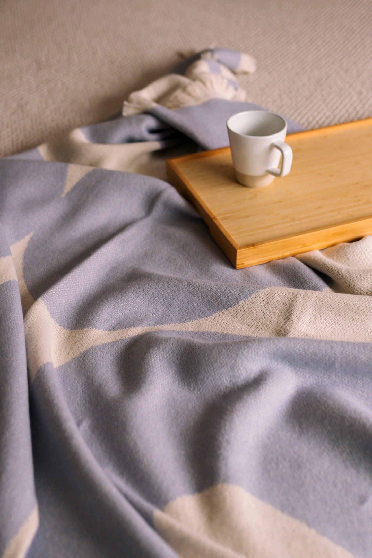 Huldra | Purple Blanket in 100% Organic Cotton