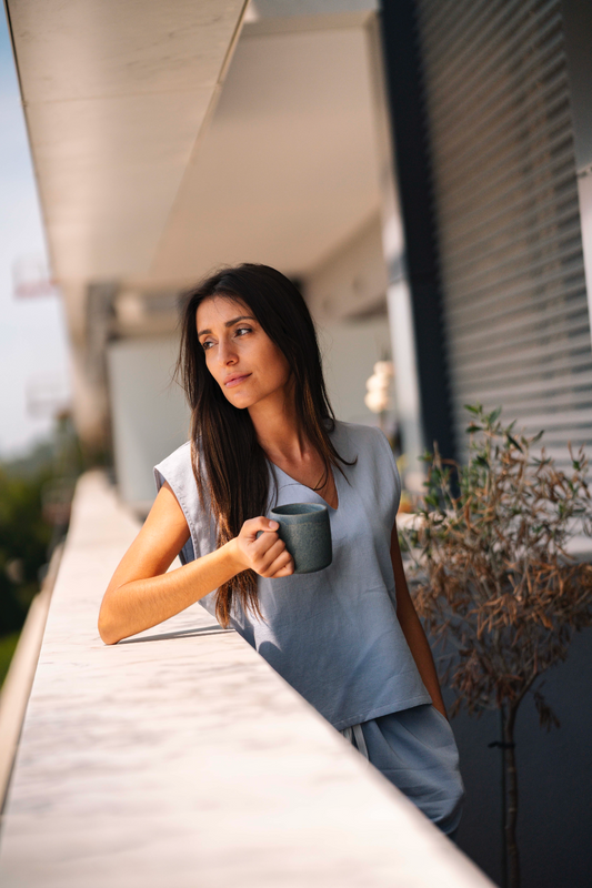 Drom | Women’s Cotton Top for Home & Sleepwear